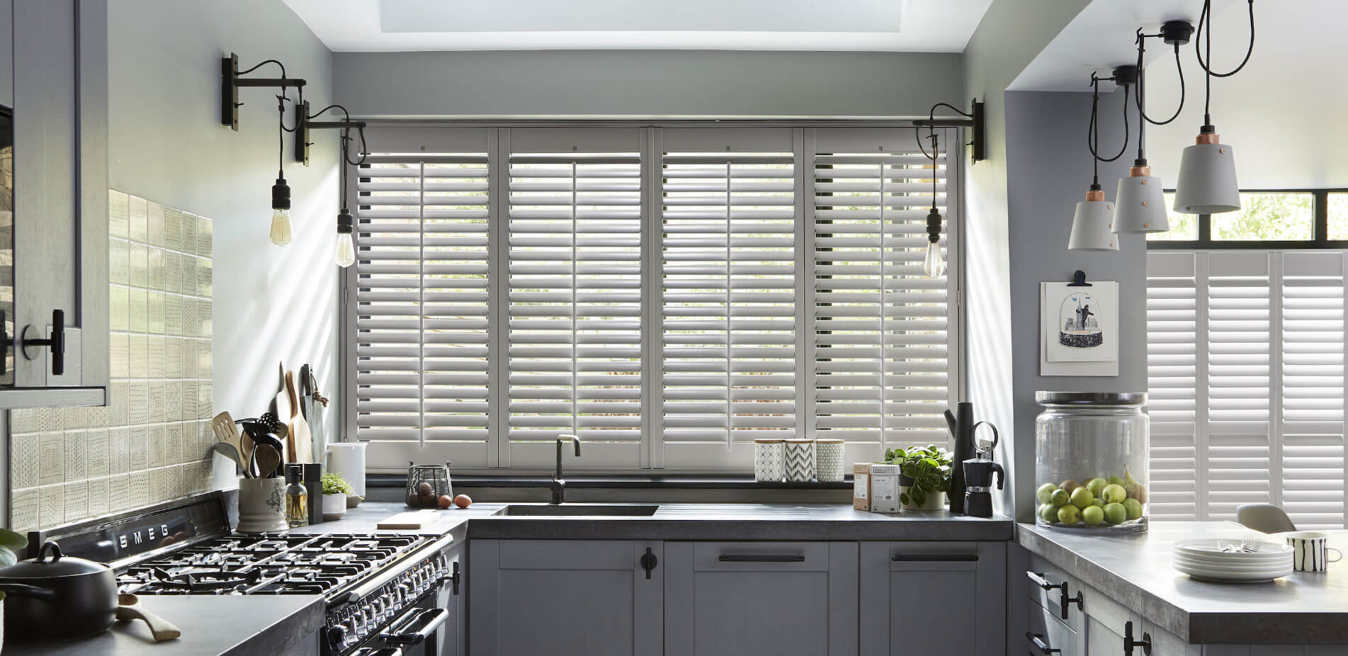 Shutters kitchen clearance